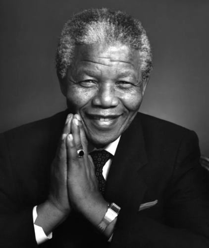 Nelson Mandela smiling