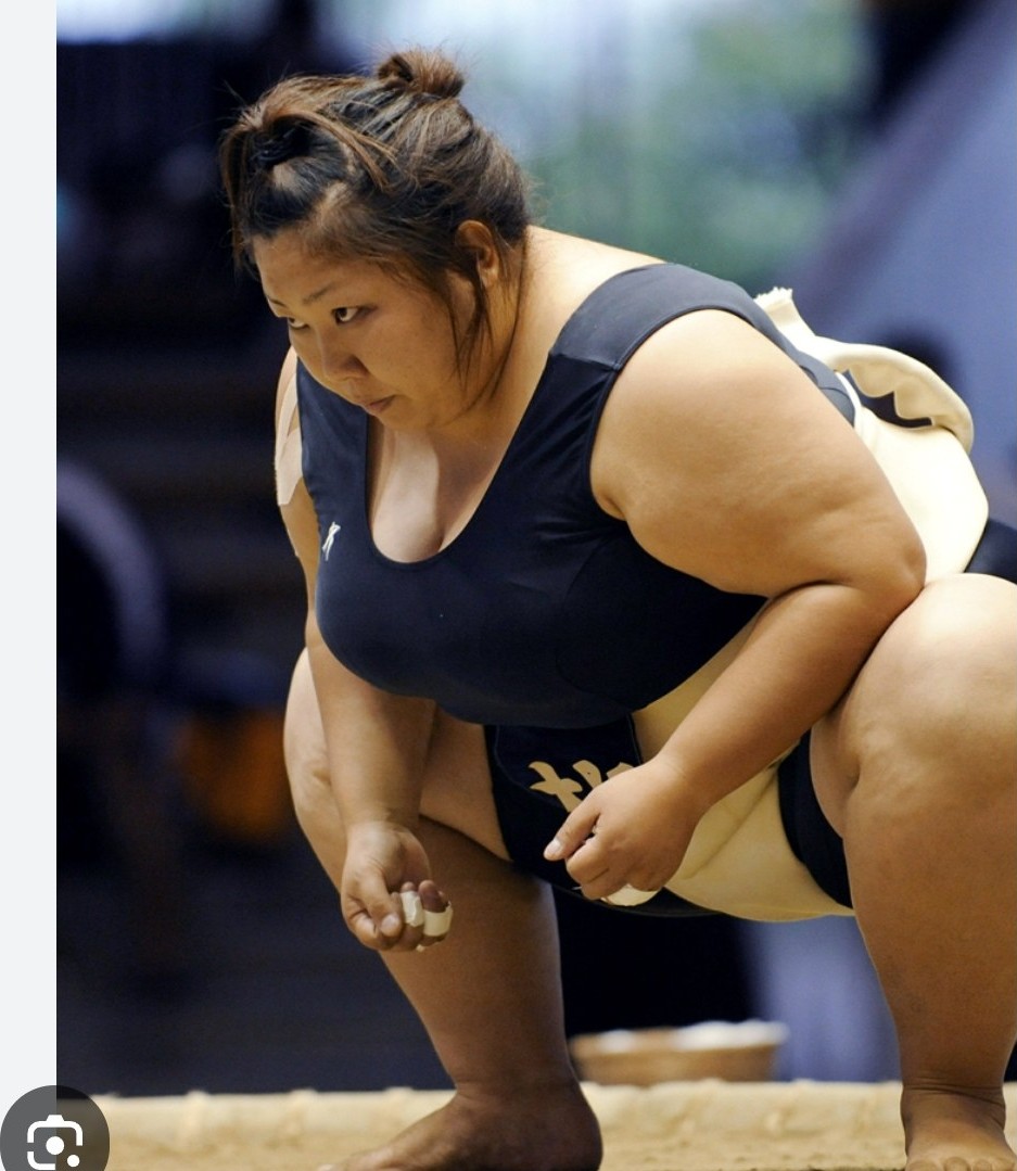 Women's sumo wrestler